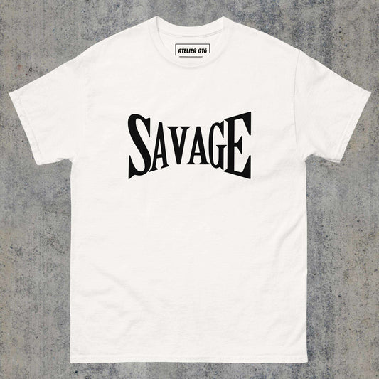  > Savage classic tee White Colour.